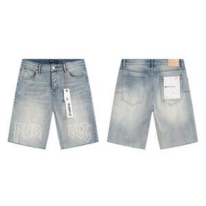 Men's Light Blue Denim Shorts